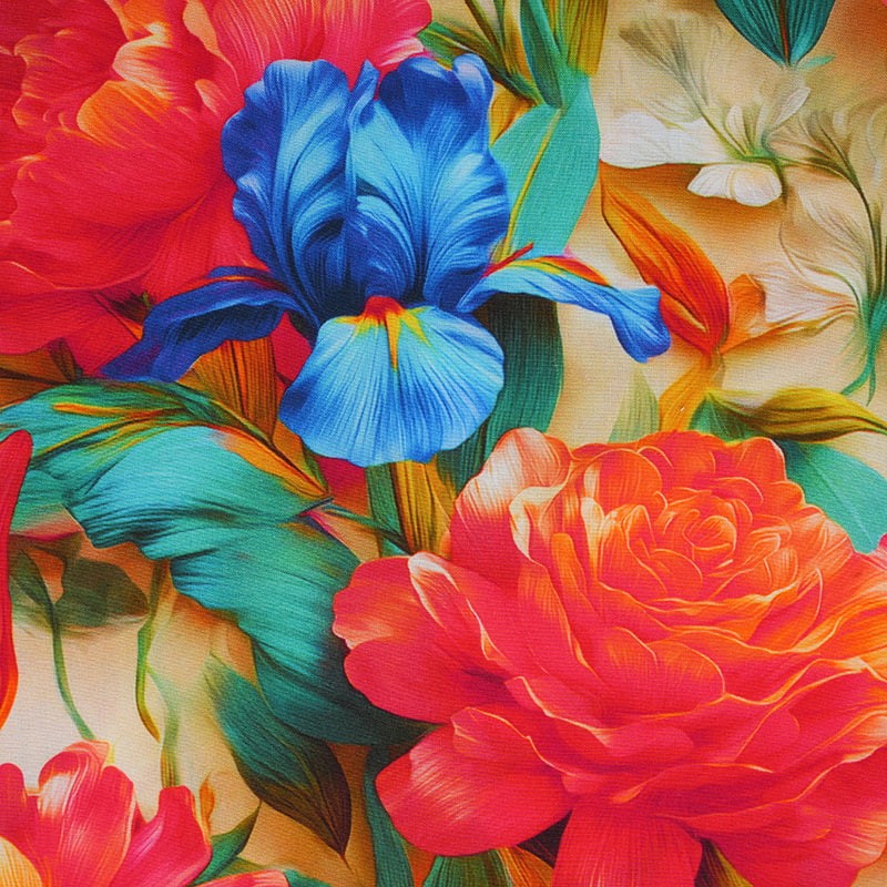 Tejido de impresión reactivo de rayón ecológico