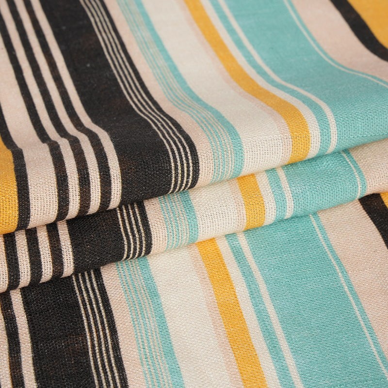 Tela de impresión por inyección de tinta digital de lino transpirable