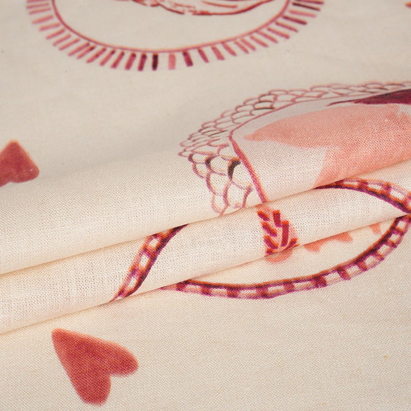 Tela de impresión por inyección de tinta digital de lino transpirable